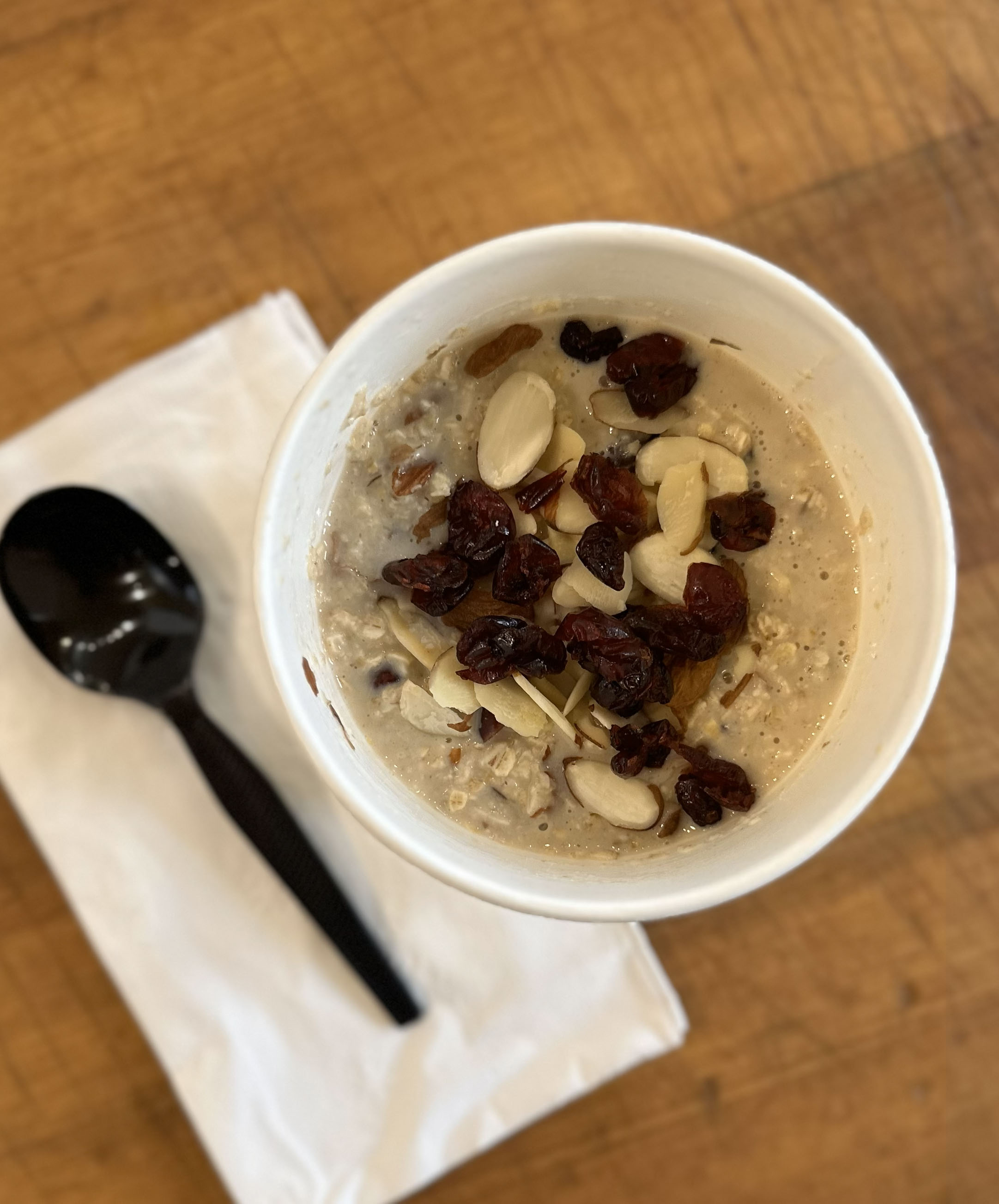 Cranberry Almond Oatmeal