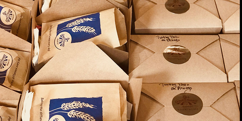 Group Size Sandwich Platter with assorted wrapped sandwiches